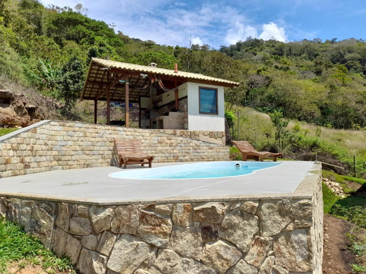 Chale Com Agua De Nascente E Com Vista Panoramica Villa ลูเมียร์ ภายนอก รูปภาพ