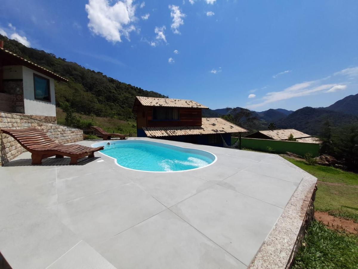 Chale Com Agua De Nascente E Com Vista Panoramica Villa ลูเมียร์ ภายนอก รูปภาพ